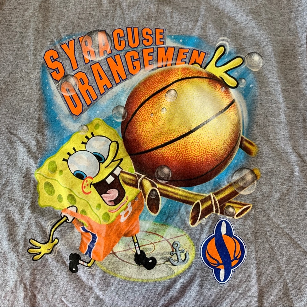 2003 Syracuse basketball SpongeBob tshirts